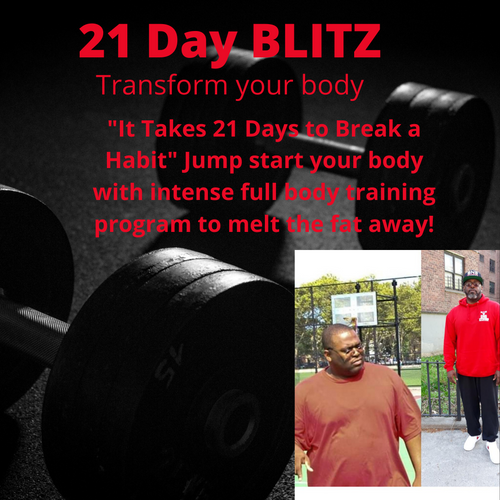 21 DAY BLITZ WEIGHT LOSS TRAINING PROGRAM